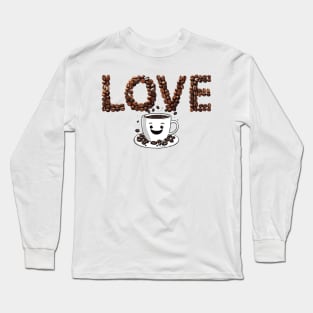 Love Coffee Long Sleeve T-Shirt